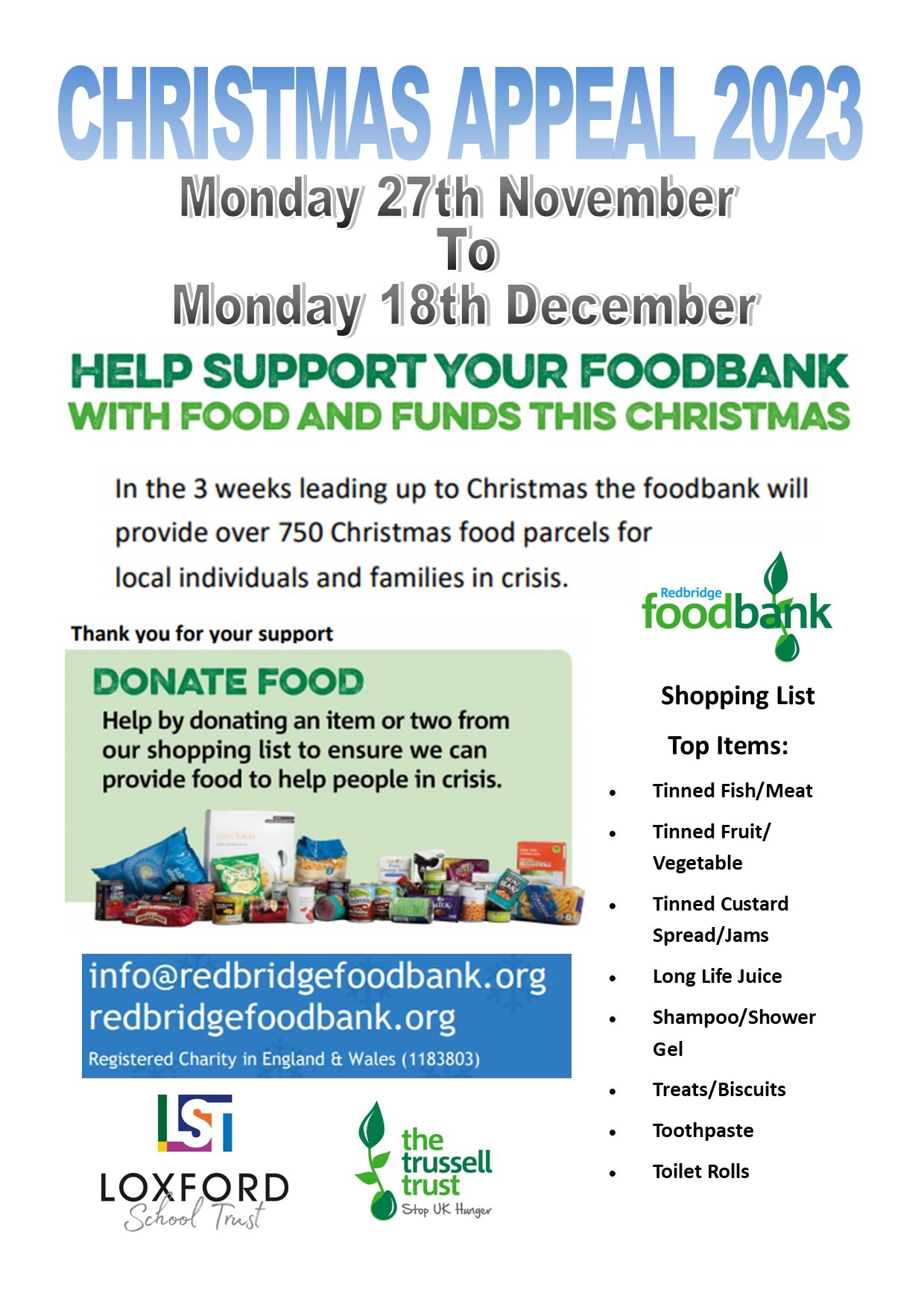 Foodbank poster