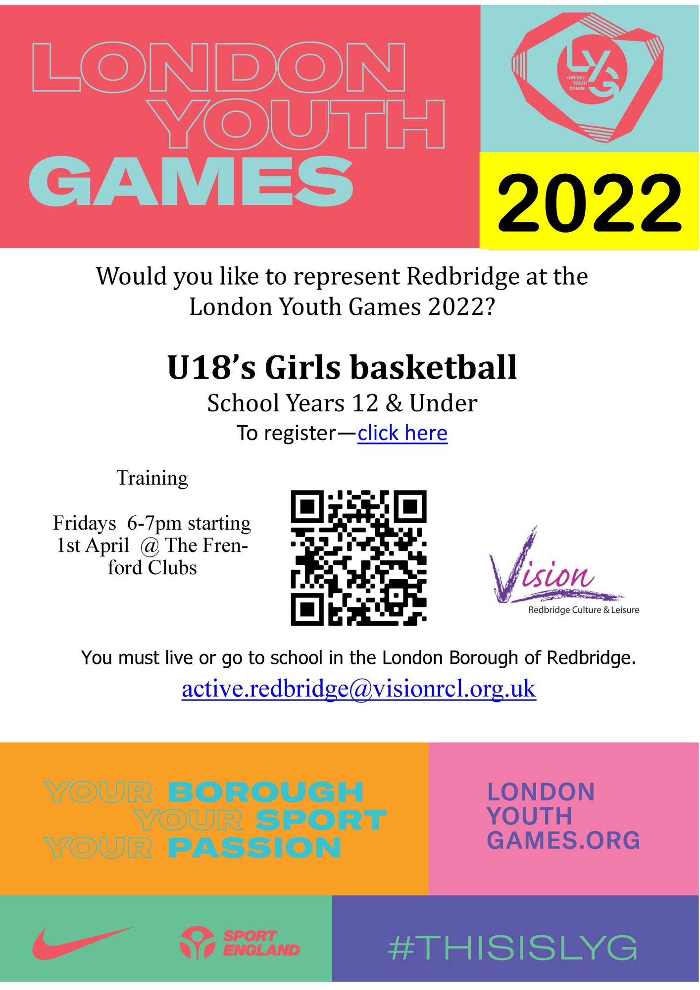 Girls Basketball poster